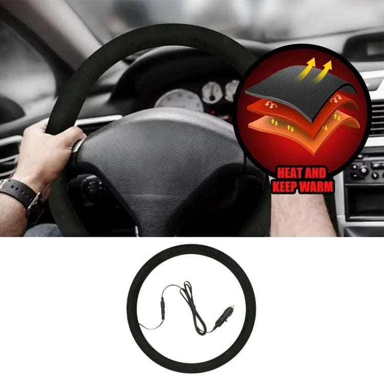 38cm Rayhong Universal Car Quick-heating Heated Steering Wheel Cover