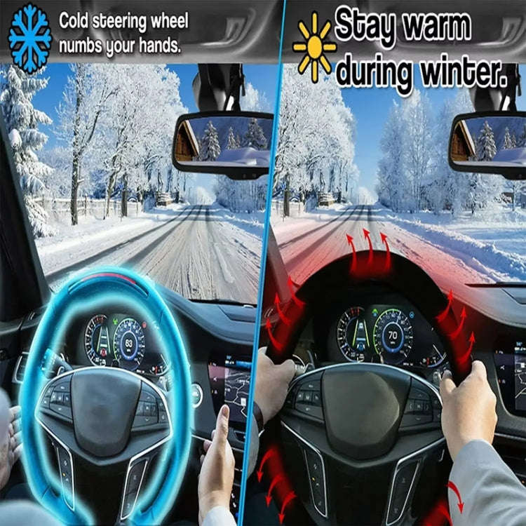 38cm Rayhong Universal Car Quick-heating Heated Steering Wheel Cover