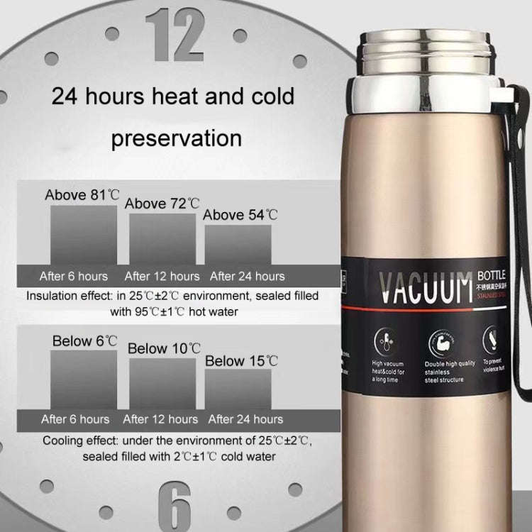 800ml 316 Stainless Steel Insulated Mug Large Capacity Vacuum Thermos Outdoor Portable Car Insula...