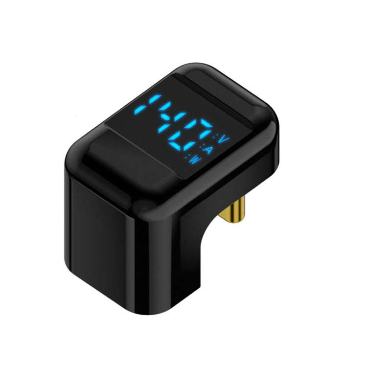 Type-C Digital Display U Type Adaptor 180 Degree Elbow 140W 4.0 Adaptor(Black)
