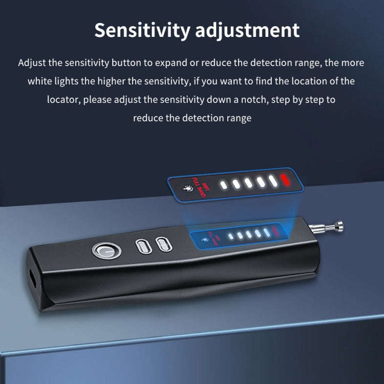 Hidden Camera Detector GPS Tracker Detector 5 Levels Sensitivity Adjustable