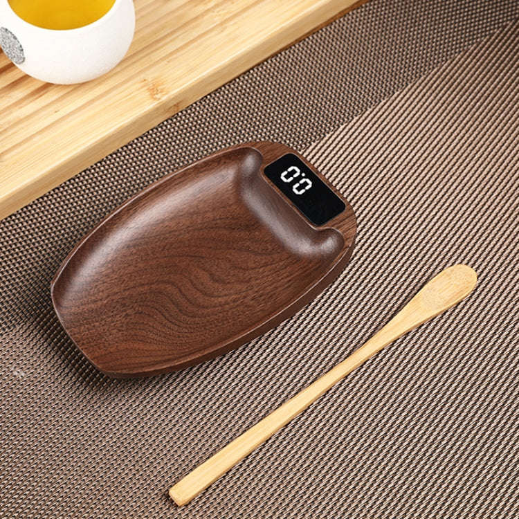 100g/0.1g   Wood Electronic Tea Coffee Scale Kitchen Bar Scale(Wood Color)