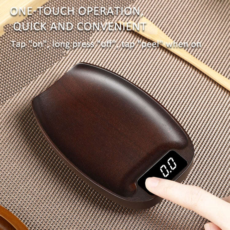100g/0.1g   Wood Electronic Tea Coffee Scale Kitchen Bar Scale(Wood Color)