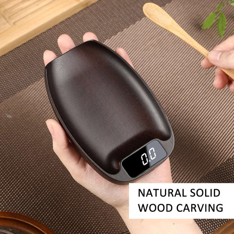 100g/0.1g   Wood Electronic Tea Coffee Scale Kitchen Bar Scale(Wood Color)