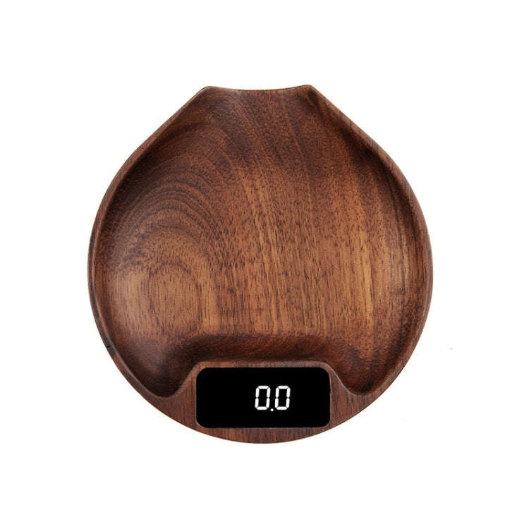 100g/0.1g Wood Electronic Tea Coffee Scale Kitchen Bar Scale(Wood Color)