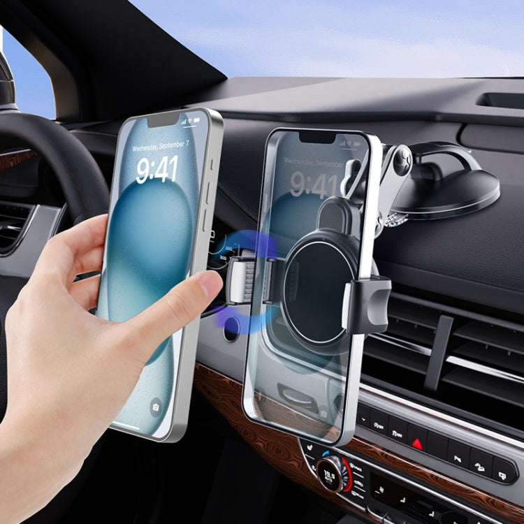 Central Control Instrument Panel Car Navigation Universal Phone Holder, Model: X24-7 Clip Seamles...
