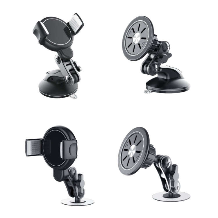 Central Control Instrument Panel Car Navigation Universal Phone Holder, Model: X24-6 Clip Suction...
