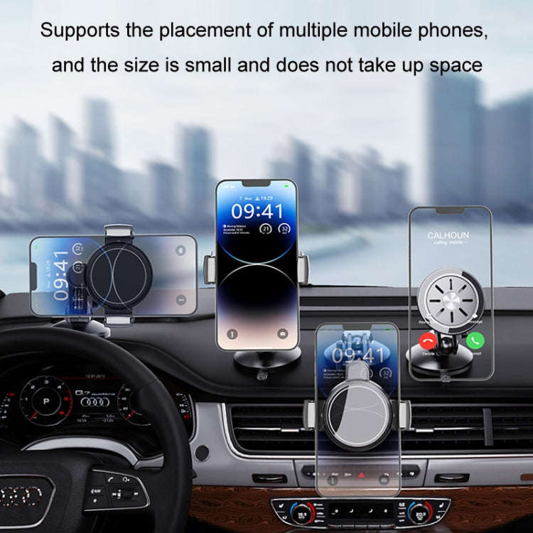 Central Control Instrument Panel Car Navigation Universal Phone Holder, Model: X24-6 Clip Suction...