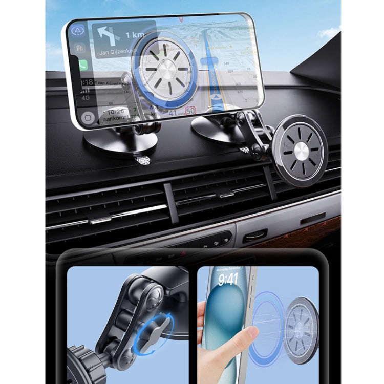 Central Control Instrument Panel Car Navigation Universal Phone Holder, Model: X24-7 Clip Seamles...
