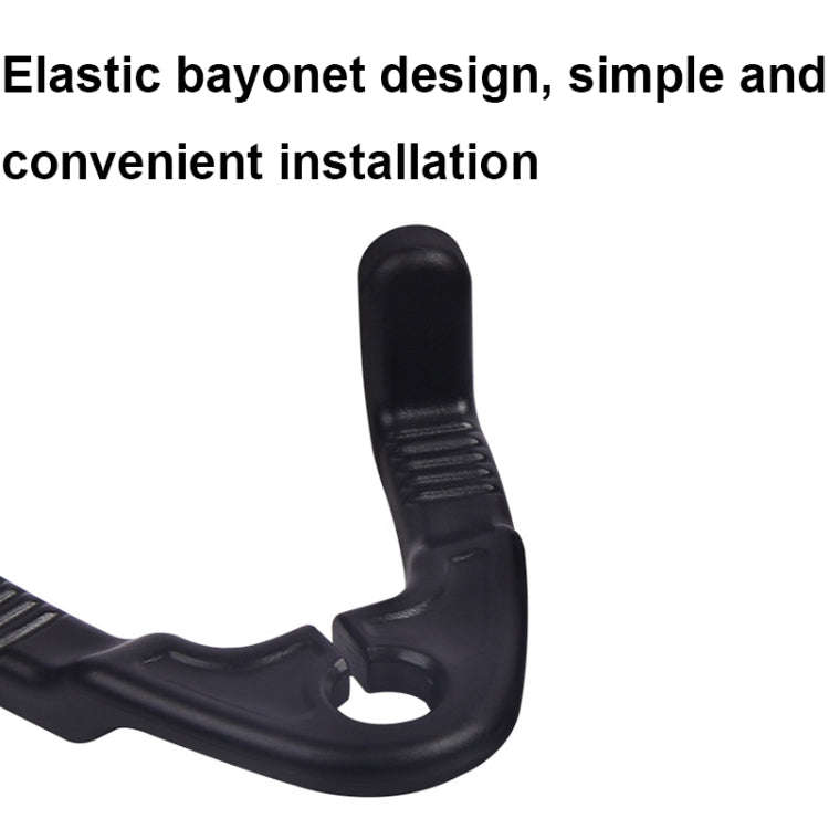 1pair Hidden Car Headrest Storage Hooks Car Seat Hook(Black)