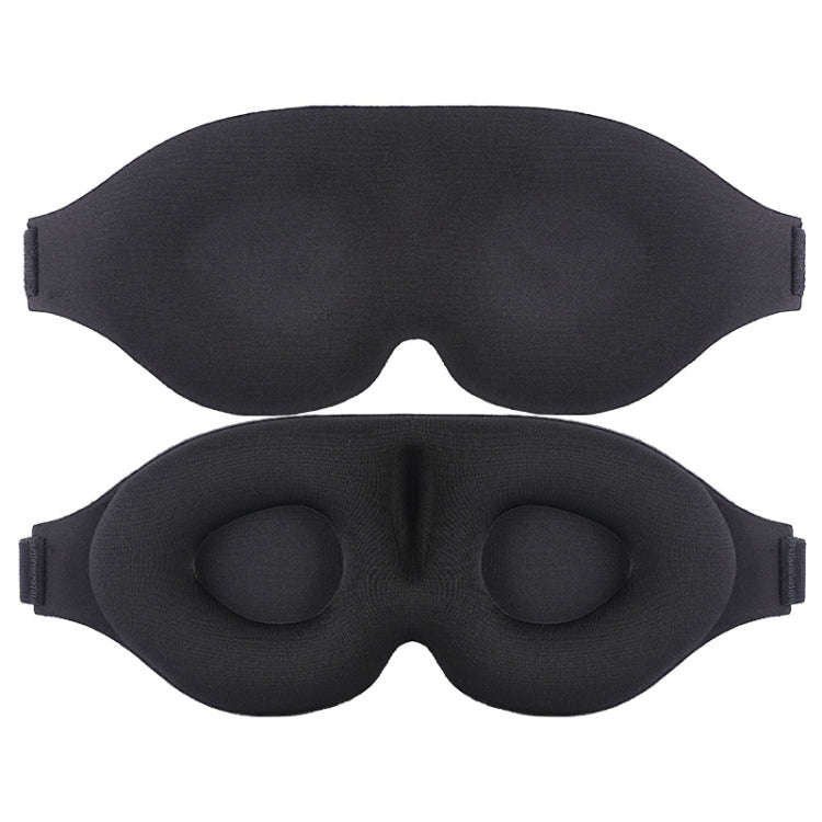 4 In 1 3D Sleep Eye Mask Memory Foam Non-pressure Shading Sleeping Blindfold(Blue)