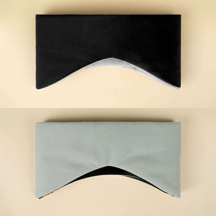Dual-use Double-sided Eye Mask Earmuffs All-inclusive Noise Reduction Eye Protection Mask(Cold Bl...