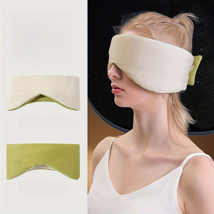 Dual-use Double-sided Eye Mask Earmuffs All-inclusive Noise Reduction Eye Protection Mask(Cold Pi...