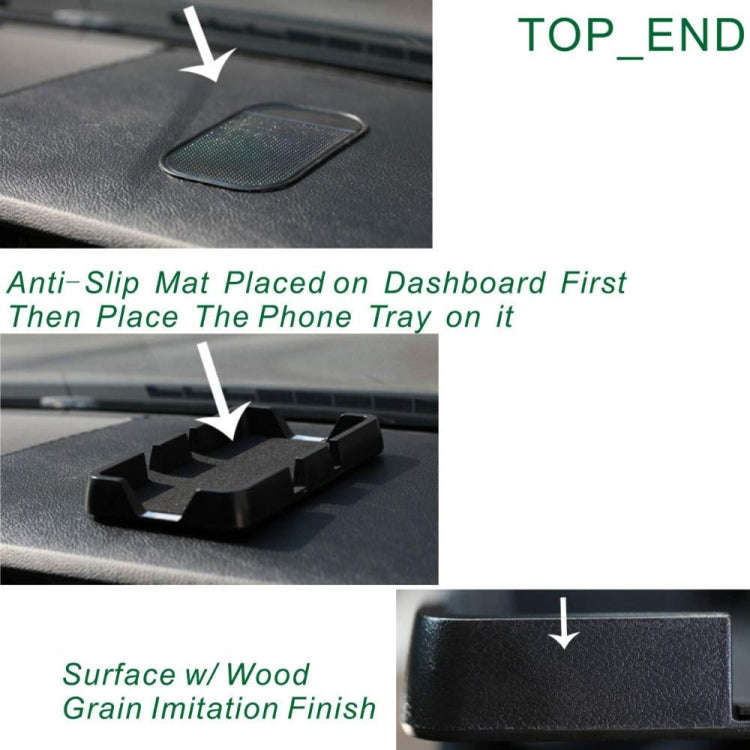 DM-006 Car Mobile Phone Navigation Bracket Instrument Panel Non-slip Storage Box(S)