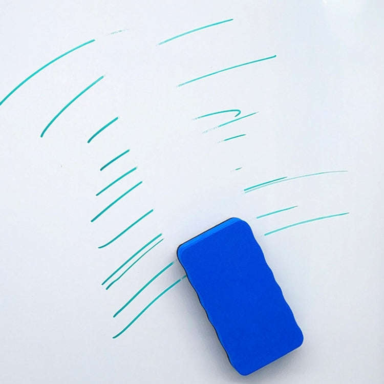 2pcs /Pack Magnetic EVA Felt Cloth Whiteboard Eraser Rectangular Wave Edge Blackboard Eraser 10.2...