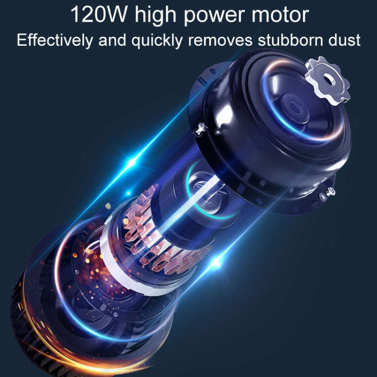 Portable Handheld Powerful Car Vacuum Cleaner, Style: Wired Model