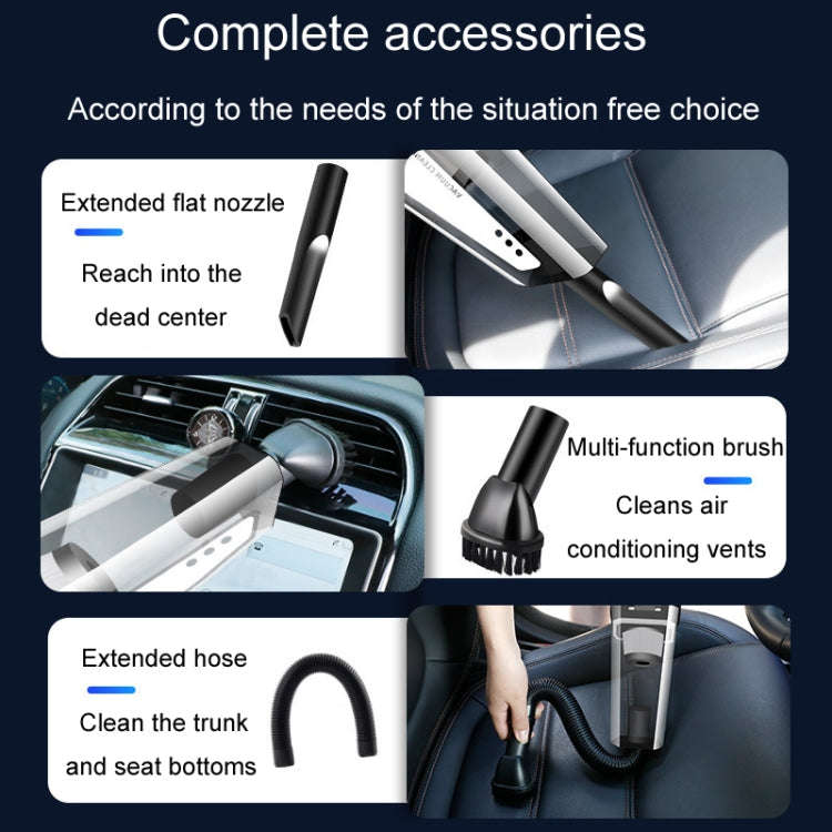 Portable Handheld Powerful Car Vacuum Cleaner, Style: Wired Model