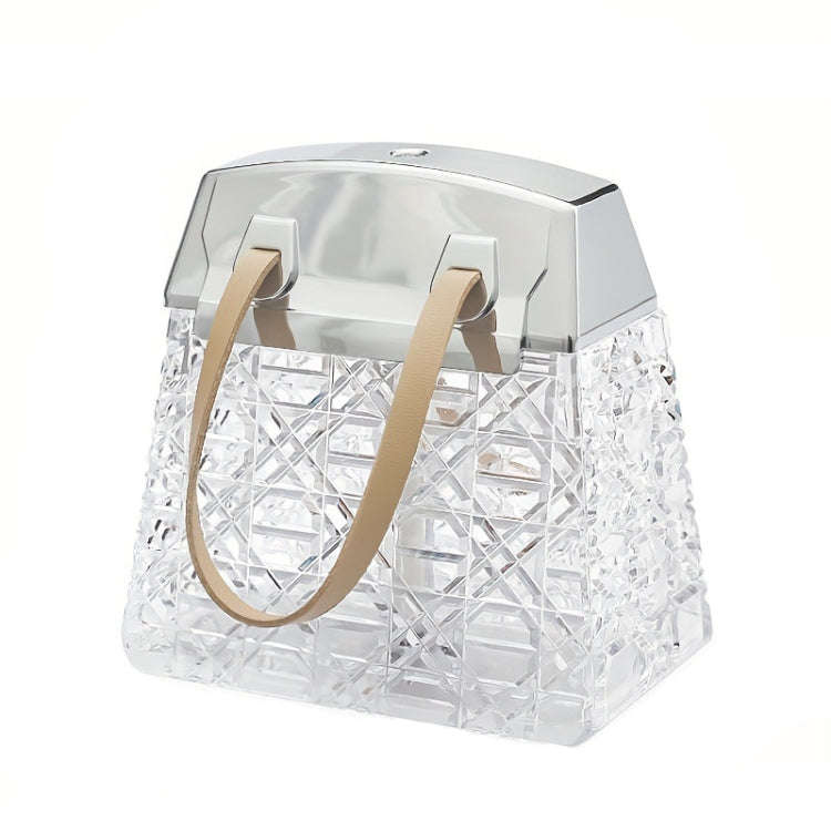 Desktop Small Crystal Bag Humidifier Aroma Ambient Lighting, Color: White Rechargeabl