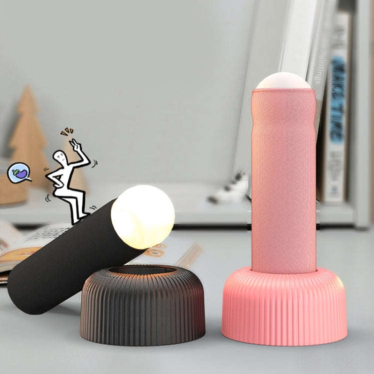 Hand Pull Night Light Rechargeable Bedroom Bedside Sleeping Lamp(Pink)