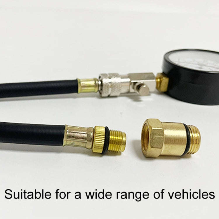 2pcs / Set G324 Motorcycle And Vehicle Cylinder Pressure Inspection Gauge Cylinder Pressure Test ...