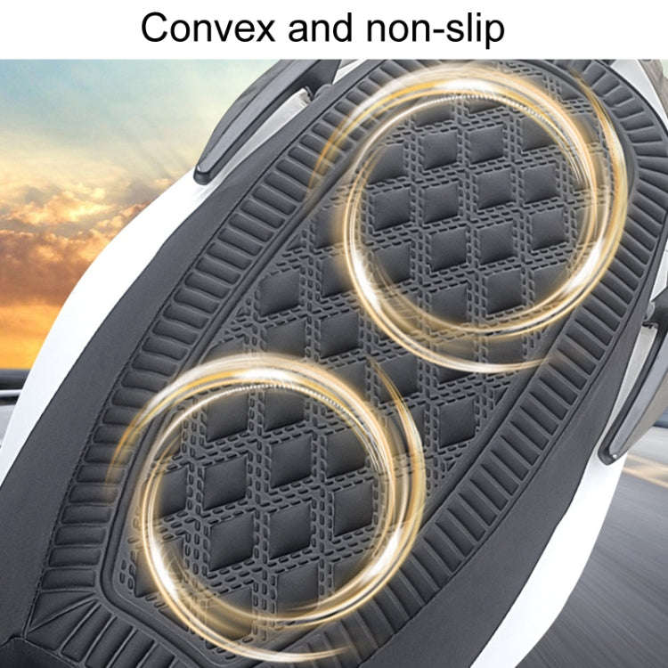 Medium Electrical Bike Warm Breathable Non-Slip Cushion Cover(Black)