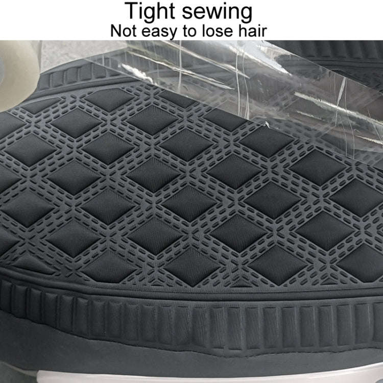 Large Electrical Bike Warm Breathable Non-Slip Cushion Cover(Black)