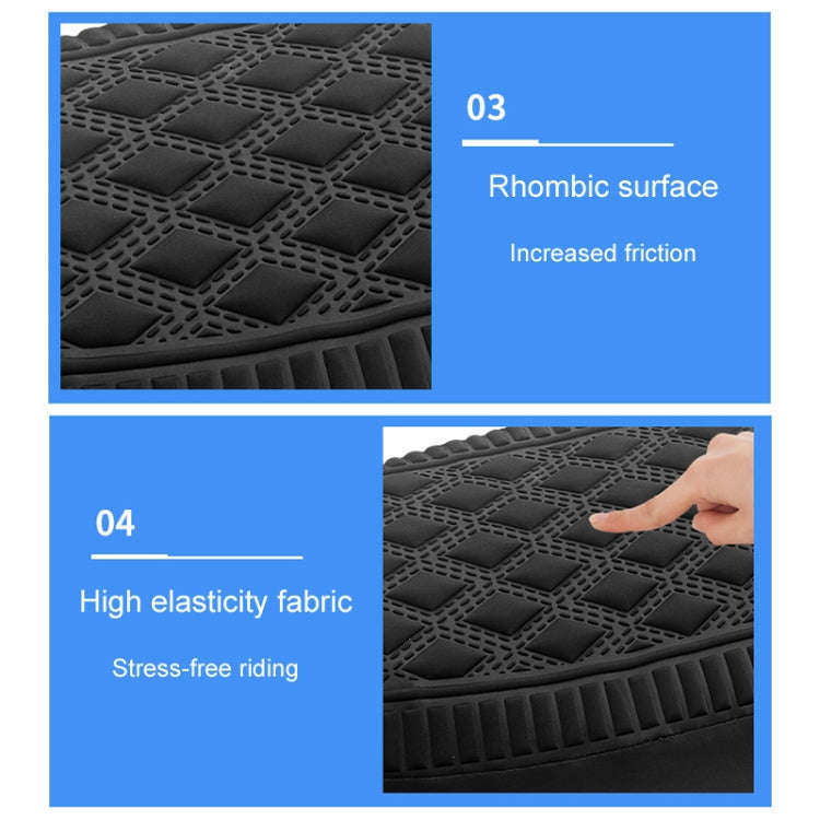 Medium Electrical Bike Warm Breathable Non-Slip Cushion Cover(Brown)