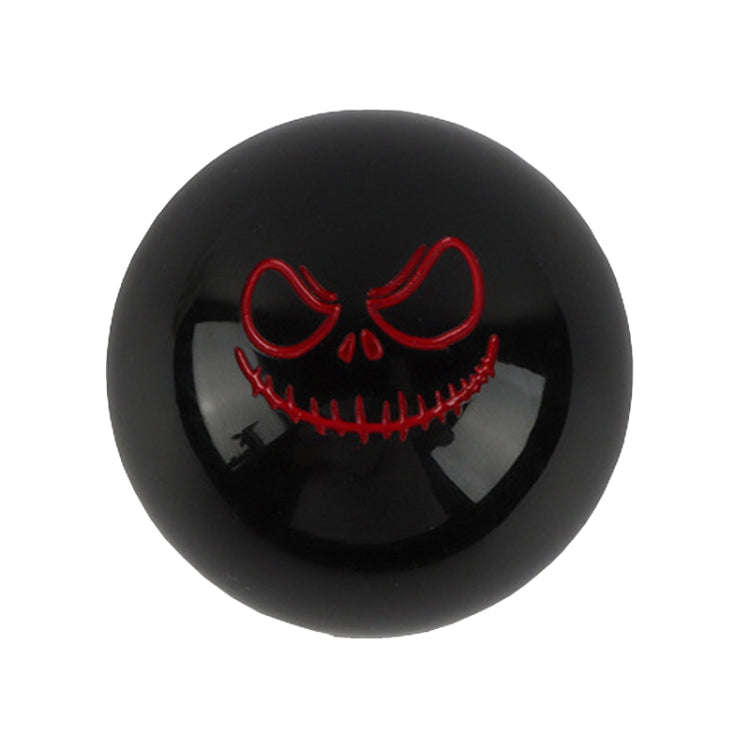Car Modification Ghost Face Sphere Manual Shift Header(Black)