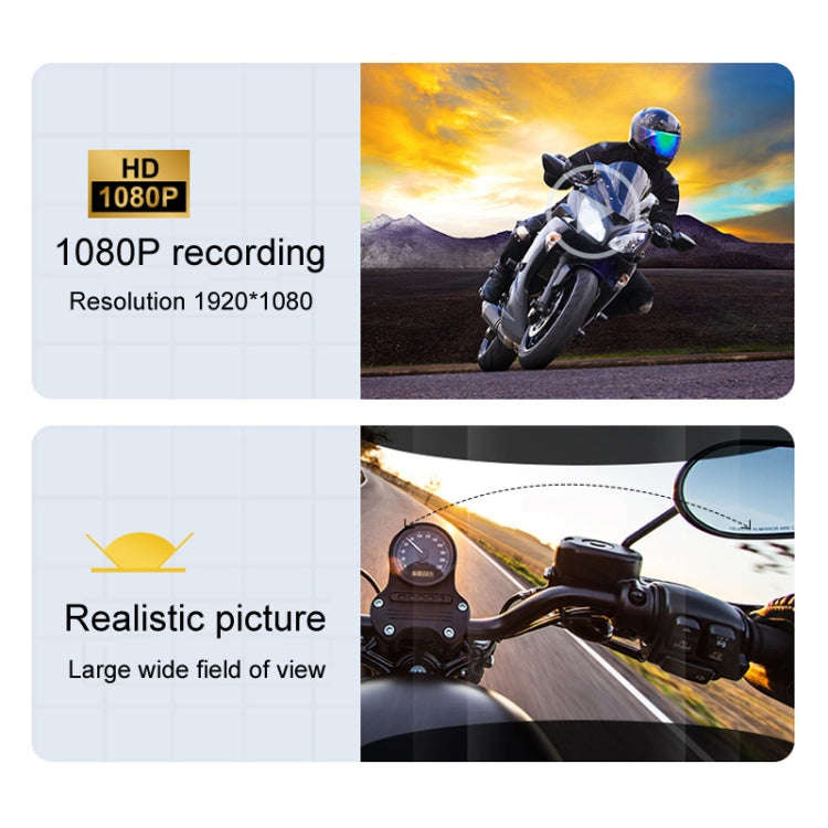 KUQIBAO Q28 Motorcycle Riding Helmet Bluetooth-compatible Headset Recorder(Soft Microphone)