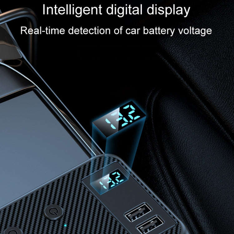 C29 9 In 1 Car Cigarette Lighter Powerful Fast Charger With Voltage Display