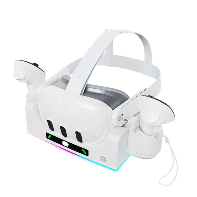iplay Universal VR Storage Rack Charging Wall Mount with RGB Lighting