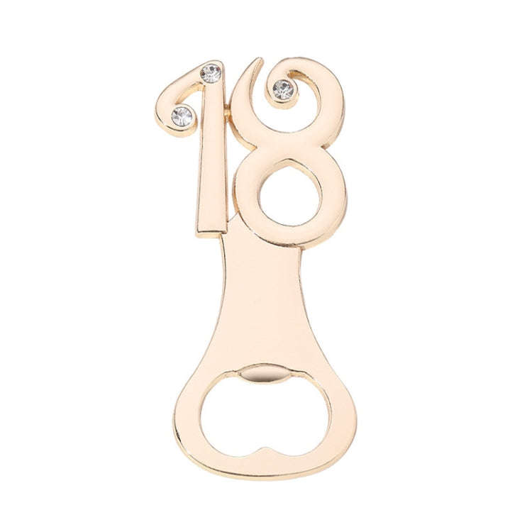 Digital Shape Wedding Party Manual Bottle Opener Beer Drinks Driver, Style: 18