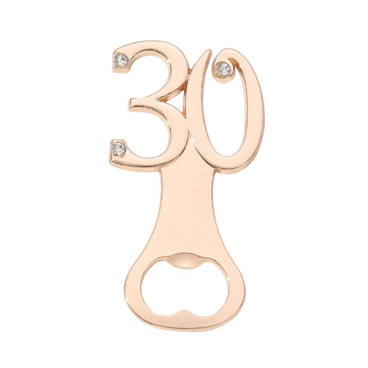 Digital Shape Wedding Party Manual Bottle Opener Beer Drinks Driver, Style: 30