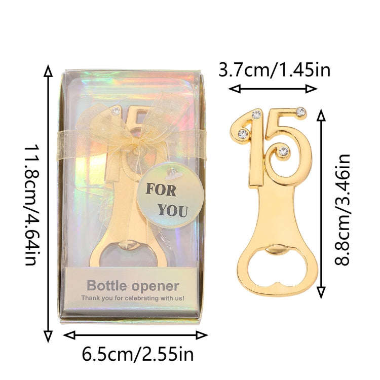 Digital Shape Wedding Party Manual Bottle Opener Beer Drinks Driver, Style: 80