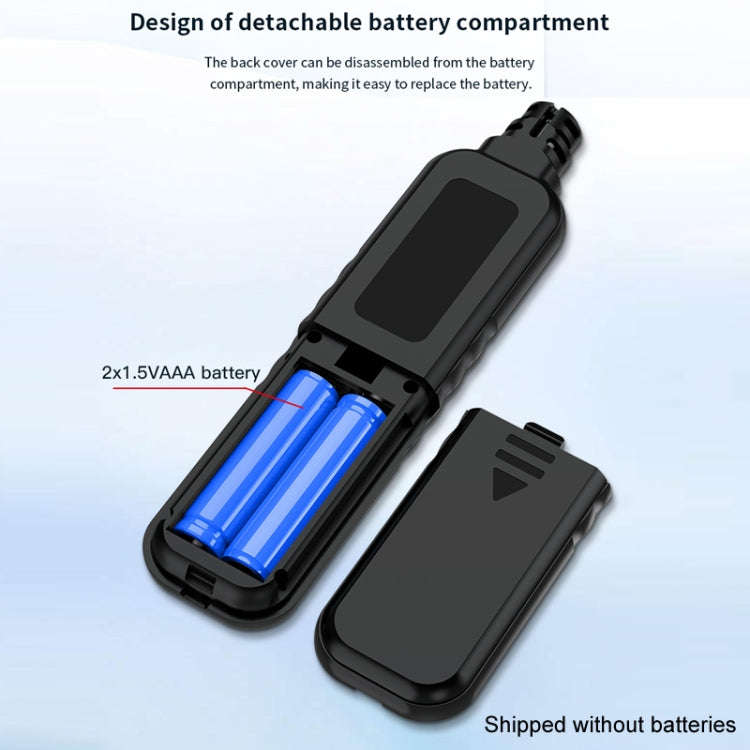 Portable Flammable Gas Methane Leak Detector Alarm(Black)
