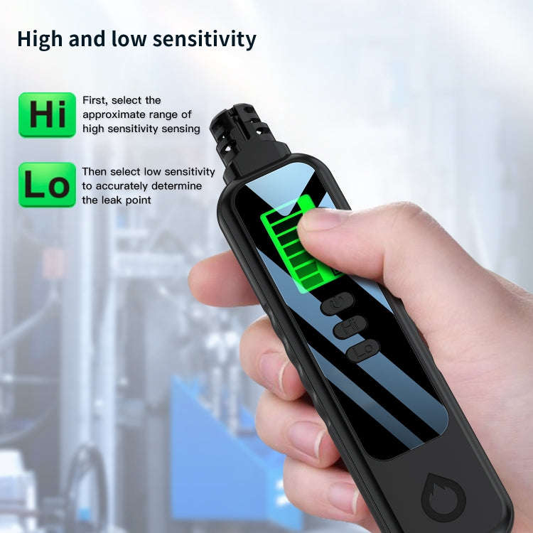 Portable Flammable Gas Methane Leak Detector Alarm(White)