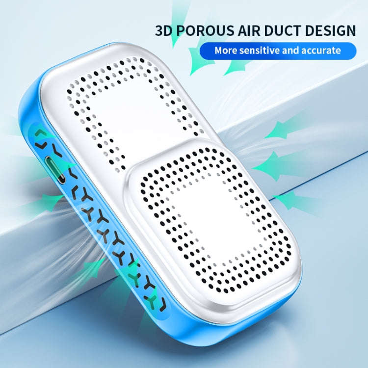 Portable Carbon Monoxide Detector Outdoor Home Detection Alarm(Gray)