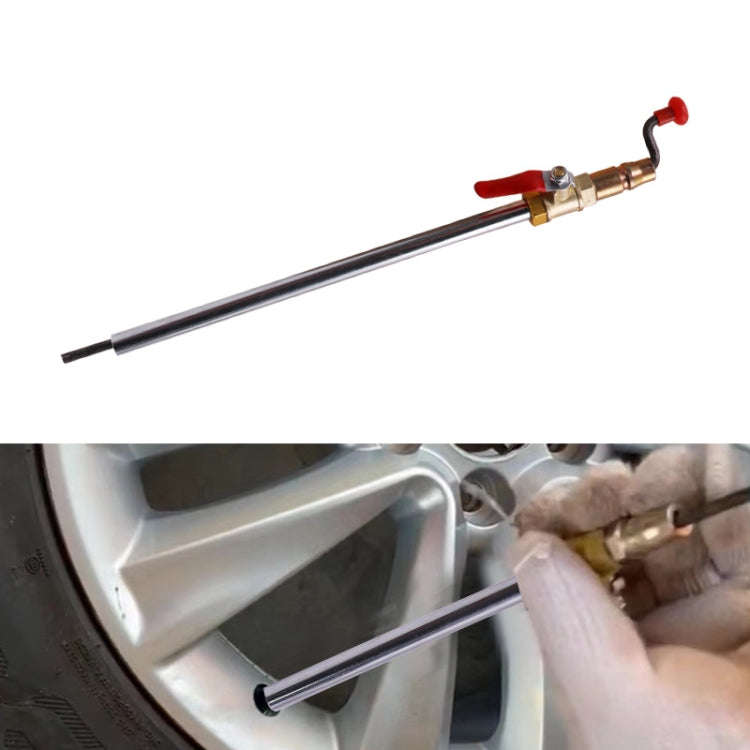 Car Tire Hand-crank Fast Inflation Rod Universal Air Filling Rod Without Meter