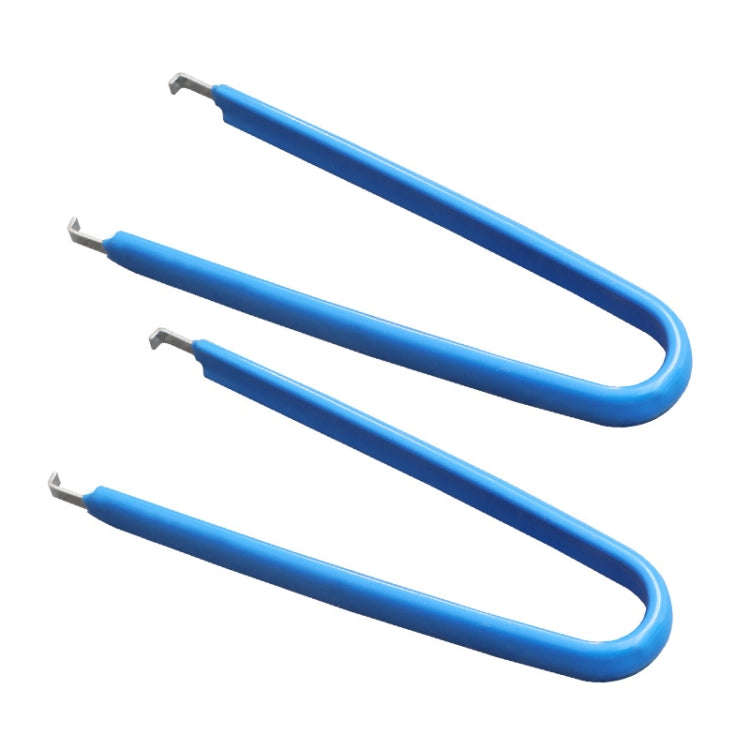 2pcs /Pack Automotive Plug-in Extraction Tweezers Automotive Repair Tool Pliers(Blue)