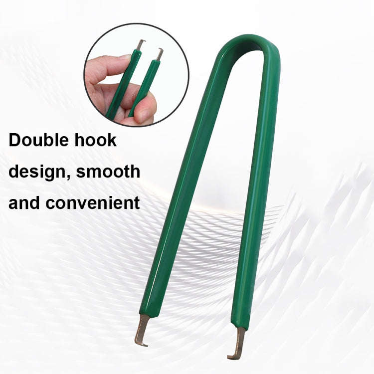 2pcs /Pack Automotive Plug-in Extraction Tweezers Automotive Repair Tool Pliers(Blue)