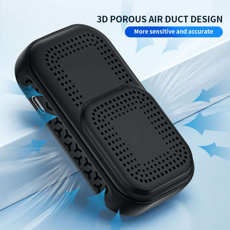 Haze Dust Air Quality Temperature Humidity Detector(White)