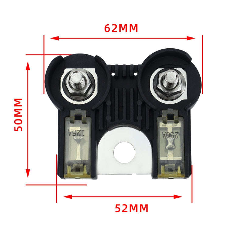 For Ford F-150 Raptor / Lincoln Pure Copper Battery Terminal Bipolar Fuse Holder(125/250A)