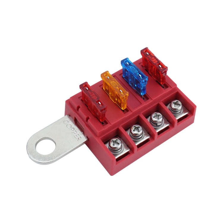 4-way RV Yacht Ignition Protection Battery Terminal Fuse Block, Specification: Two