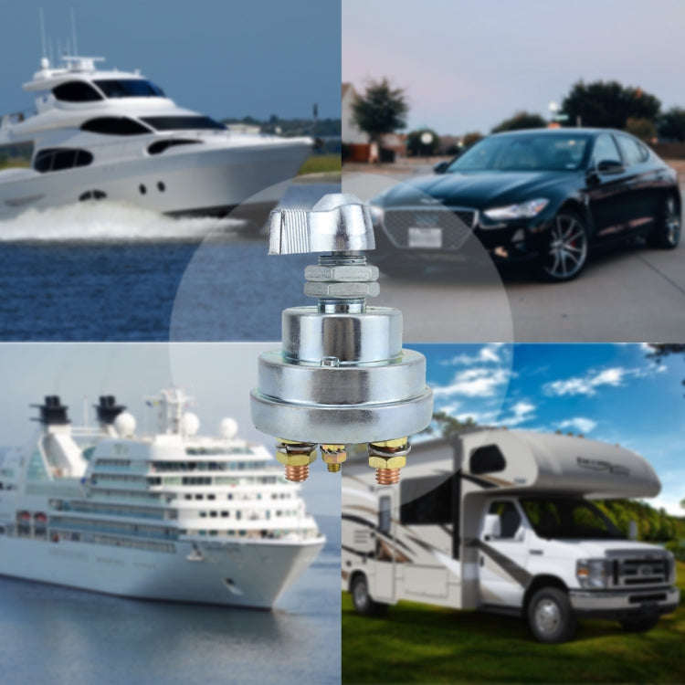 200A 12V RV Yacht High Current Battery Disconnect Power Switch, Specifications: Two With Accessories