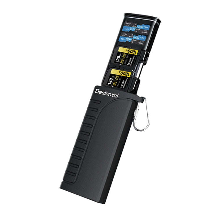 Desiontal DK10 Portable High-Speed Computer Phone Read / Write 2 In 1 Card Reader Large Capacity ...