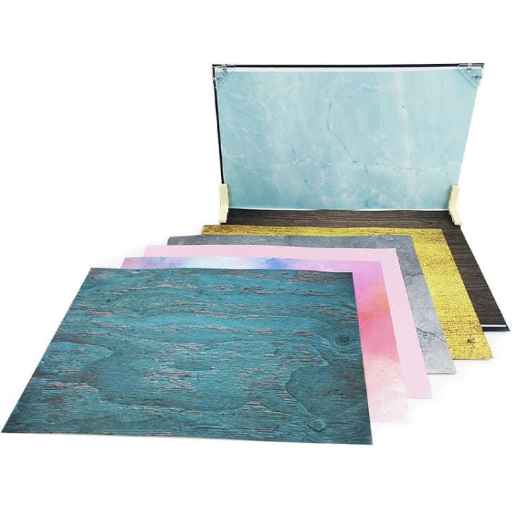 30x40cm 2+7 Thick Background Boards Photography Props Background Set, Style: One