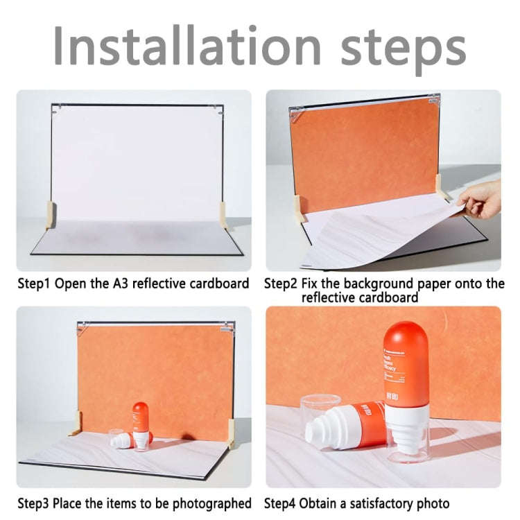 30x40cm 2+7 Thick Background Boards Photography Props Background Set, Style: One