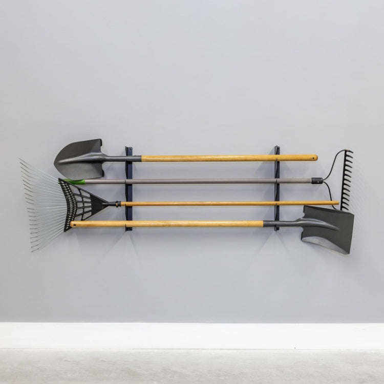 YH002 2pcs / Set Garden Patio Tools Organizing Storage Metal Wall Mounted Shelf