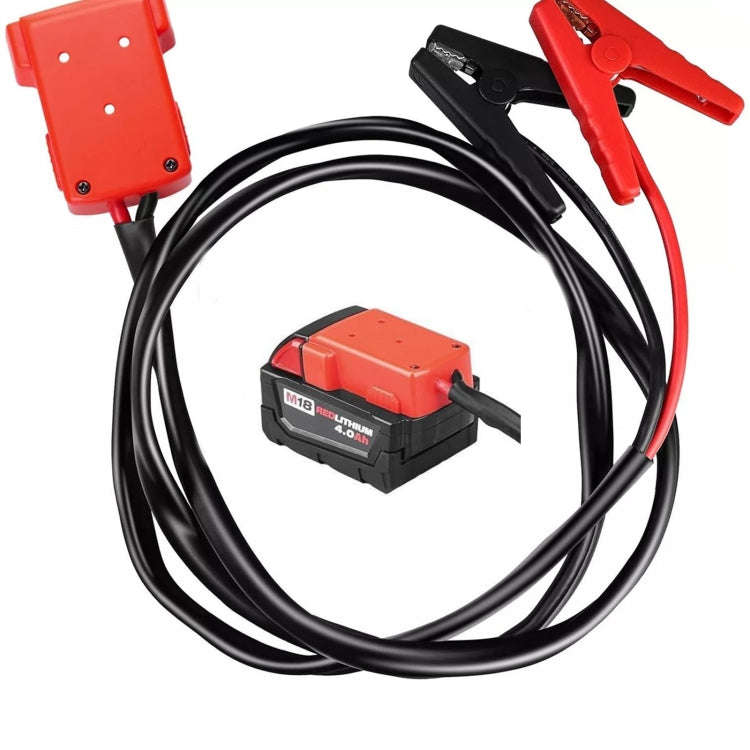18V Car Battery Jumper Cable Clamp Auxiliary Starter
