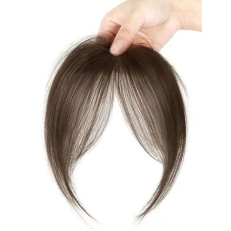 Ladies Hair Volume Enlargement Fluffy Simulation Bangs Wig Piece(Light Brown)